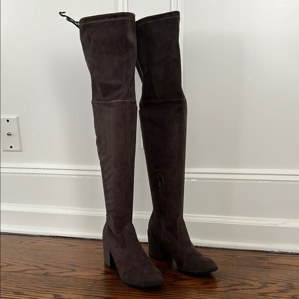 Unisa Grey Over-the-Knee Boot